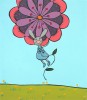 Lapin et fleur.
