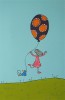 Souris et ballon.