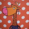 Girafe au sucre d'orge.